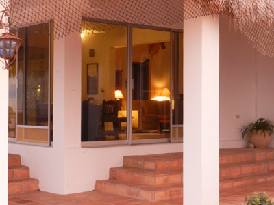 Casas de Cortez, Casa Grande Dining Room Steps to Patio